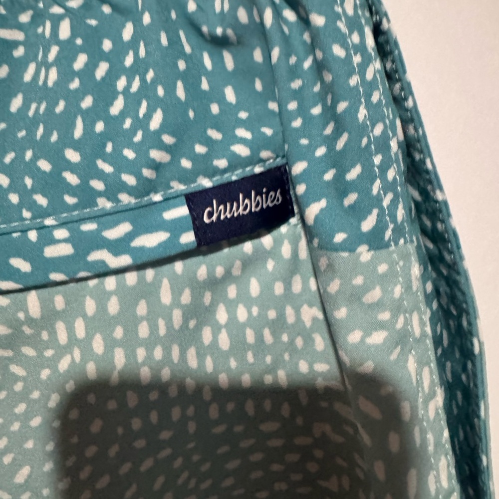 chubbies Green Gradient Patterned Swim Trunks - Picture 9 of 15